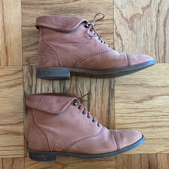 Madewell lace up leather boots - Picture 7 of 8